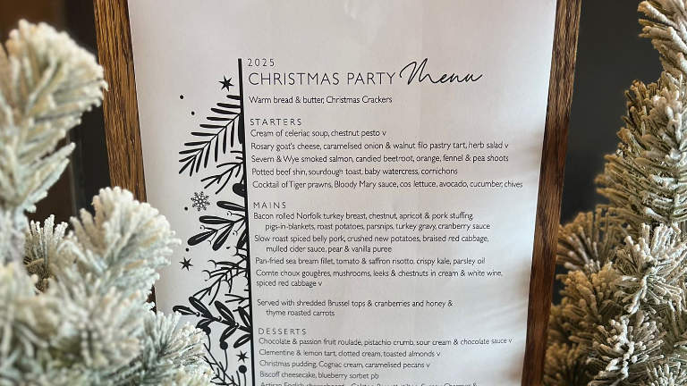 Christmas 25 Menu