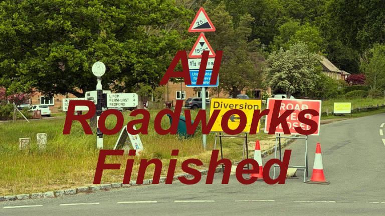 All Roadworks Finished